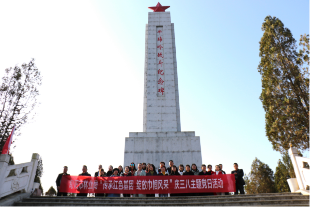 市林業局赴牛蹄嶺戰役遺址開展傳承紅色基因綻放巾幗風采慶三八主題